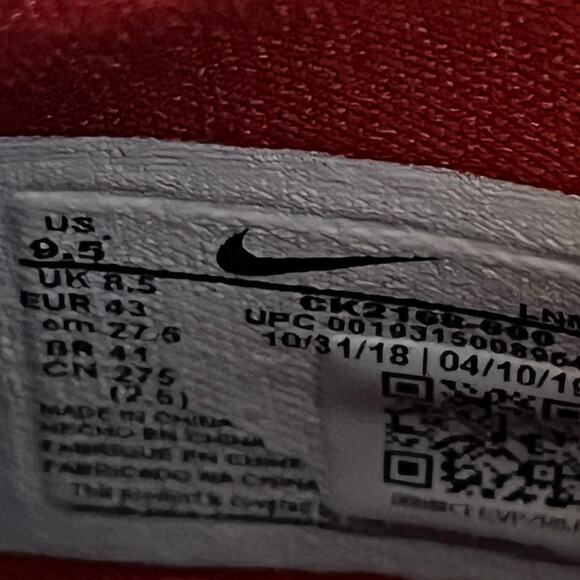 Men\'s Nike LeBron XVI Low SB Red/Blue Athletic Sneaker Trainers Shoes Size 9.5 main image 6
